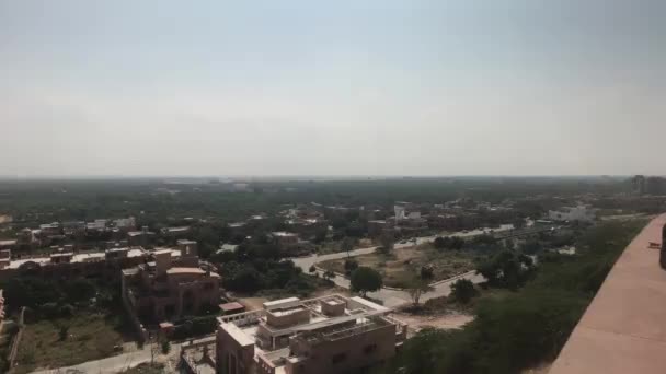 Jodhpur, Indien - Blick auf die Stadt vom Hügel aus — Stockvideo