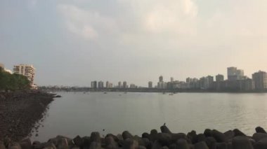 Mumbai, India - The embankment in Bombay is located in The Bay of Beck Bey in the Arabian Sea part 6