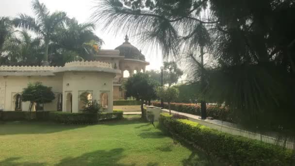 Udaipur, India - Palace Shroud buildings part 6 — Stok video
