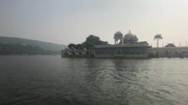Udaipur, India - Walk on the lake Pichola on a small boat part 3