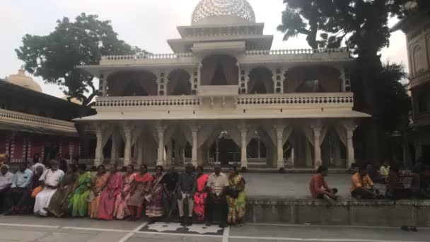 Udaipur, India - 13 novembre 2019: I turisti del City Palace esplorano le attrazioni parte 6 — Video Stock