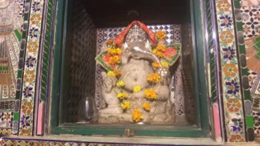 Udaipur, Hindistan - Şehir Sarayının İçi