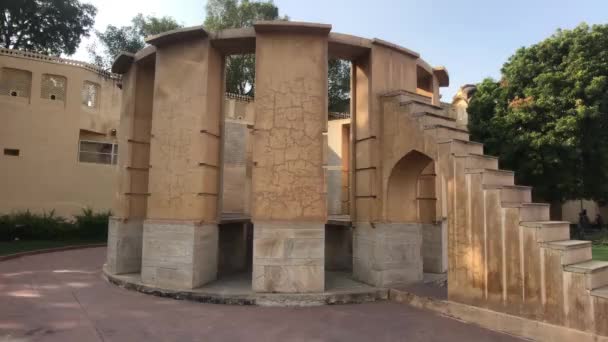 Jaipur, Indie - historyczne budowle pod palącym słońcem część 3 — Wideo stockowe