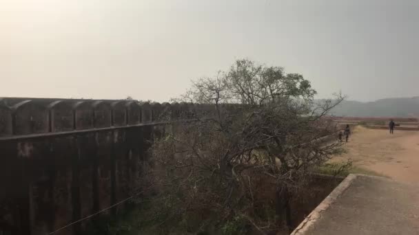 Jaipur, Ινδία - όμορφη θέα της γειτονιάς από το ύψος του φρουρίου μέρος 13 — Αρχείο Βίντεο