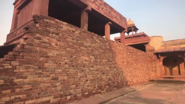 Fatehpur Sikri, Indien - antik arkitektur från tidigare delen 14 — Stockvideo