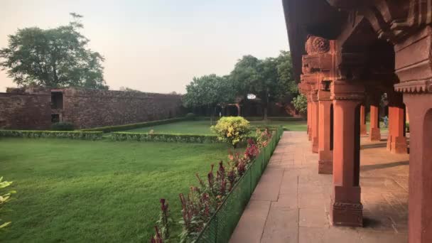 Fatehpur Sikri, Indien - fantastisk arkitektur av gårdagens del 19 — Stockvideo