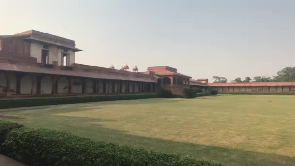 Fatehpur Sikri, Indien - fantastisk arkitektur av gårdagens del 21 — Stockvideo