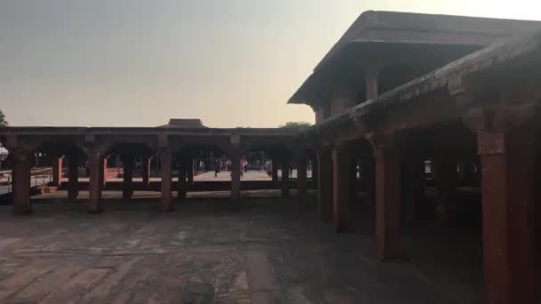 Fatehpur Sikri, Indien - fantastisk arkitektur av gårdagens del 2 — Stockvideo