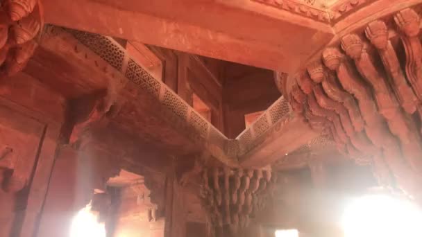 Fatehpur Sikri, India - amazing architecture of yesteryear part 7 — Stock Video