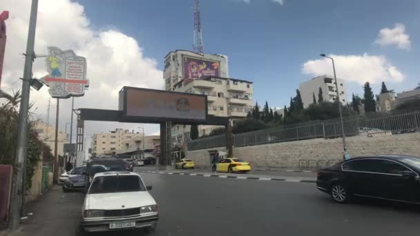 Belém, Palestina - ruas da cidade parte 4 — Vídeo de Stock