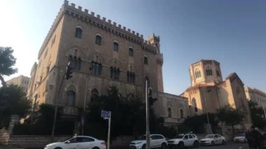 Jerusalem, Israel - October 20, 2019: tourists walk the streets of the modern city part 8