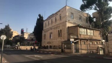 Jerusalem, Israel - October 20, 2019: tourists walk the streets of the modern city part 10