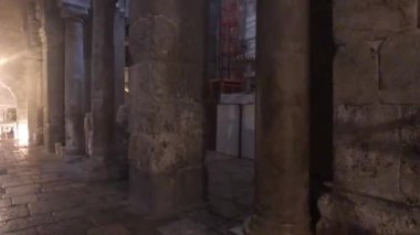 Jerusalem, Israel - walls with patterns and frescoes from the past part 4