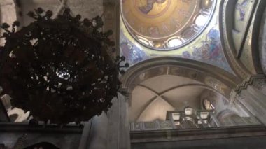 Jerusalem, Israel - the inner walls of the church in the old town part 23