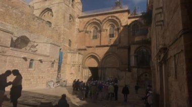 Jerusalem, Israel - October 20, 2019: tourists move to the historic sites of the old city part 7