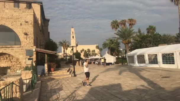 Tel Aviv, İsrail - 22 Ekim 2019: Turistler 3. — Stok video