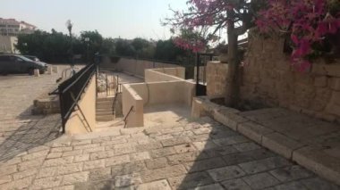 Tel Aviv, İsrail - 22 Ekim 2019: Şehrin tarihi bölümü