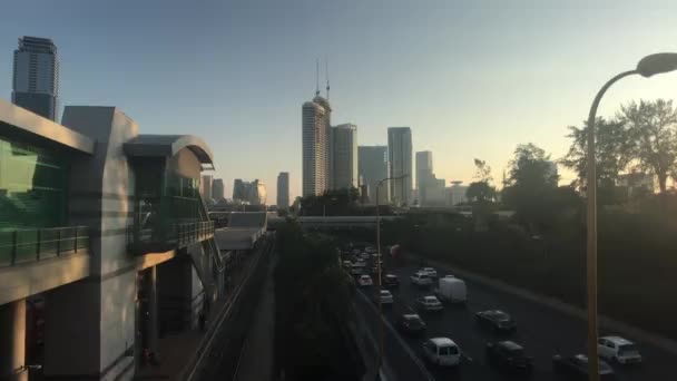 Tel Aviv, Israel - trilhas noturnas da cidade — Vídeo de Stock