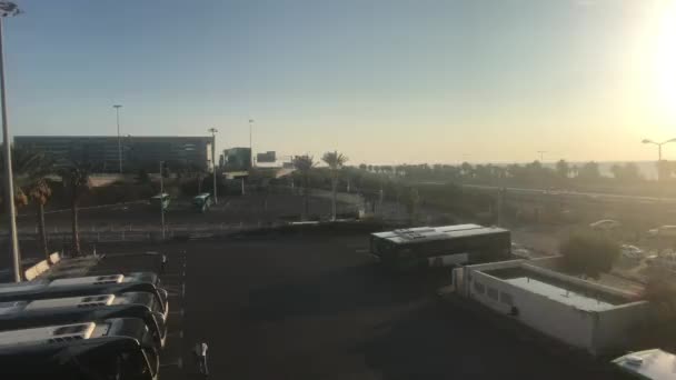 Haïfa, Israël - parking sur le toit du bâtiment partie 4 — Video
