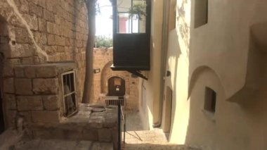 Tel Aviv, İsrail - 22 Ekim 2019: Şehrin tarihi bölümü