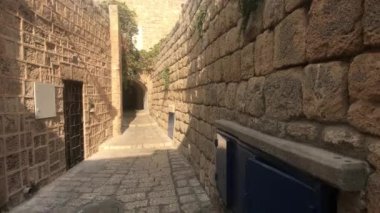 Tel Aviv, İsrail - 22 Ekim 2019: Şehrin tarihi bölümü