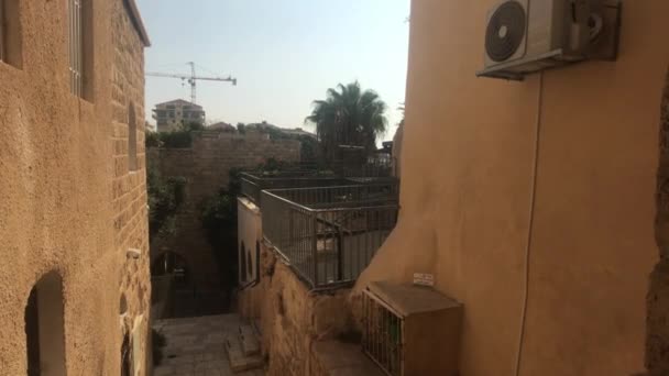 Τελ Αβίβ, Ισραήλ - 22 Οκτωβρίου 2019: ιστορικό μέρος της πόλης μέρος 5 — Αρχείο Βίντεο