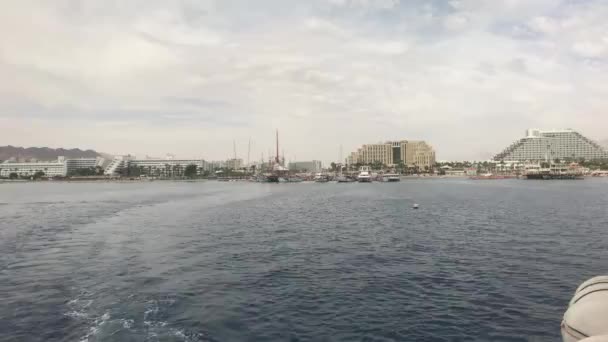 Eilat, Israel - Walking on the Red Sea part 11 — Stock Video