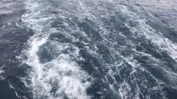 Eilat, israel - Spaziergang auf dem Meer auf einem Touristenschiff vor dem Regen Teil 16 — Stockvideo