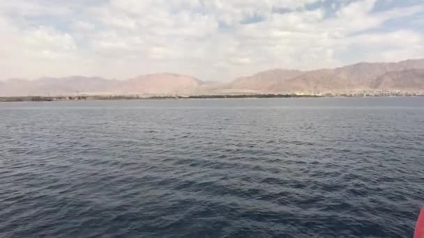 Eilat, İsrail - Kızıl Deniz 'de Yürüyüş Bölüm 8 — Stok video