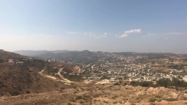 Ajloun, Jordan - város a távolban rész 2 — Stock videók