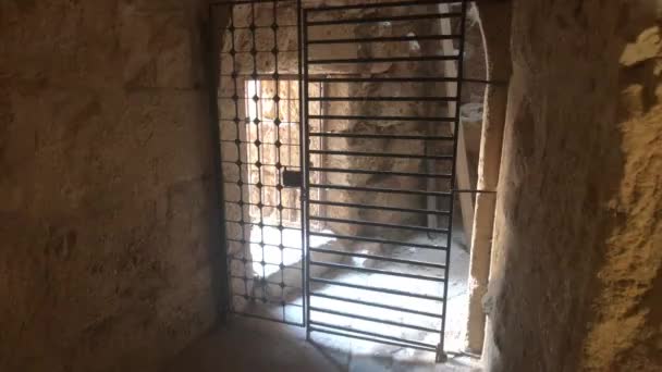 Ajloun, Ιορδανία - Κλειστό δωμάτιο — Αρχείο Βίντεο