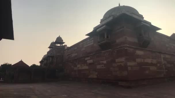 Фатехпур-Санри, Индия - исторические остатки былой роскоши — стоковое видео