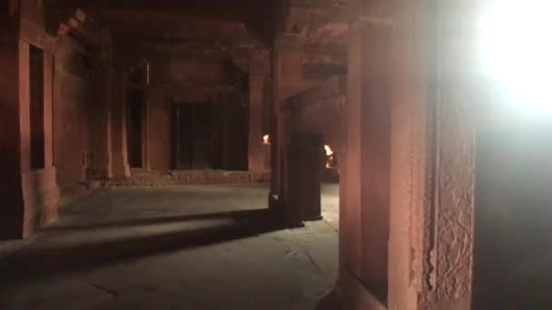 Fatehpur Sikri, India - ancient architecture from the past part 20 — 图库视频影像