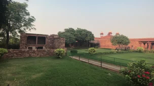 Fatehpur Sikri, Indie - úžasná architektura včerejší části 18 — Stock video