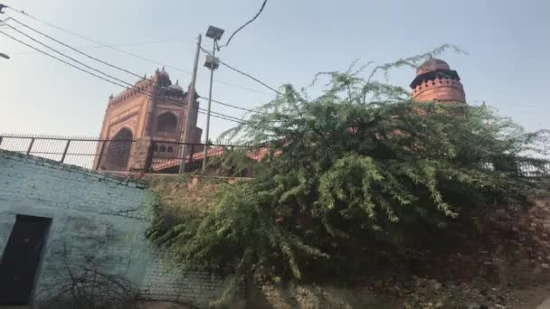 Fatehpur Sikri, India - historic remnants of former luxury part 3 — Stockvideo