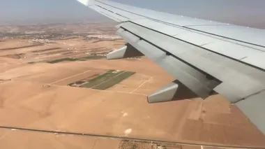Amman, Jordan - Plane landing at the airport part 2