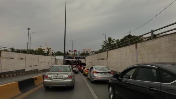 Amman, Jordanie - conduite dans les rues de la ville partie 6 — Video