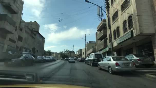 Amman, Jordanie - conduire dans les rues de la ville — Video