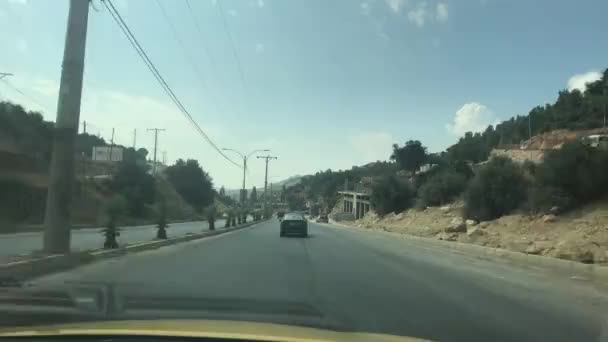 Irbid, Jordan - provincial town and sparsely populated streets part 13 — Stock Video