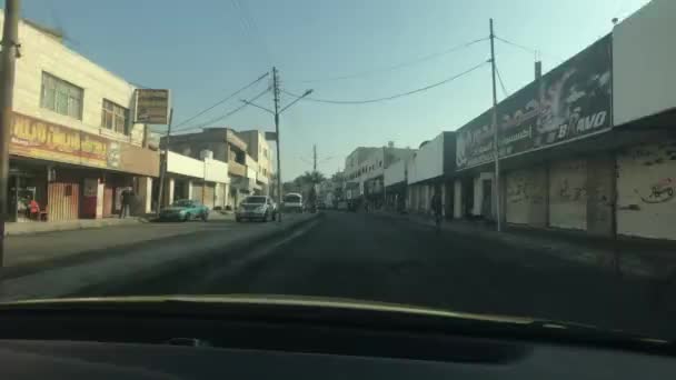 Irbid, Jordan - provincial town and sparsely populated streets part 4 — ストック動画