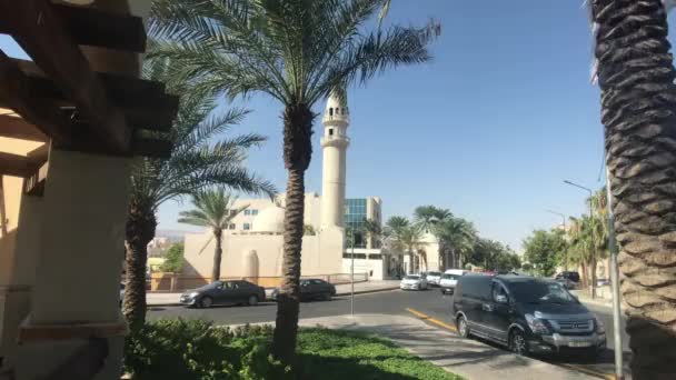 Aqaba, Jordan - forgalom az utcán rész 7 — Stock videók
