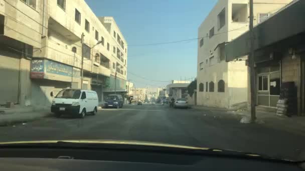 Irbid, Giordania - guida sull'autostrada della città parte 14 — Video Stock