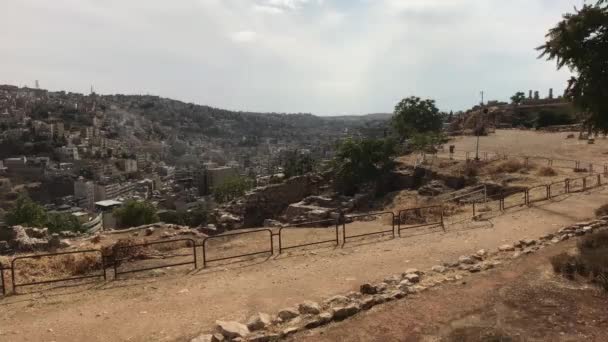 Ammán, Jordania - ciudadela bajo el sol abrasador parte 9 — Vídeos de Stock