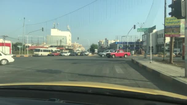 Irbid, Jordan - driving on the city highway part 11 — Stock Video