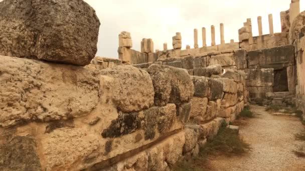 Irak al Amir, Jordania - muros de piedra de antaño parte 7 — Vídeos de Stock