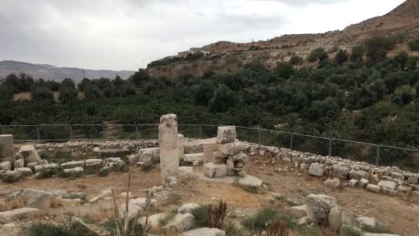 Irak al Amir, Ürdün - Antik uygarlığın kalıntıları Bölüm 4 — Stok video