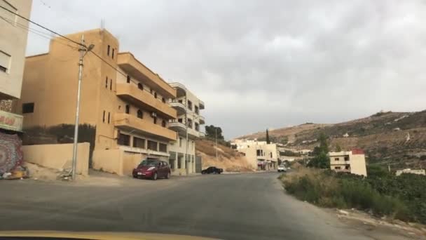 Amman, Jordan - View from the car window to the city streets part 4 — стокове відео