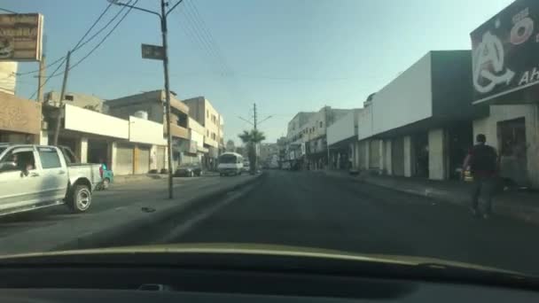 Irbid, Jordan - provincial town and sparsely populated streets part 4 — Stock Video