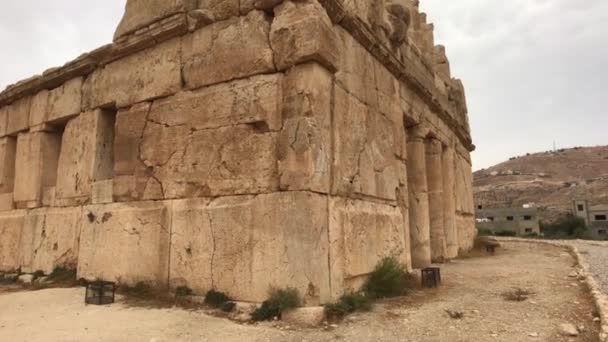 Irák al Amir, Jordánsko - zřícenina starobylé osady část 10 — Stock video