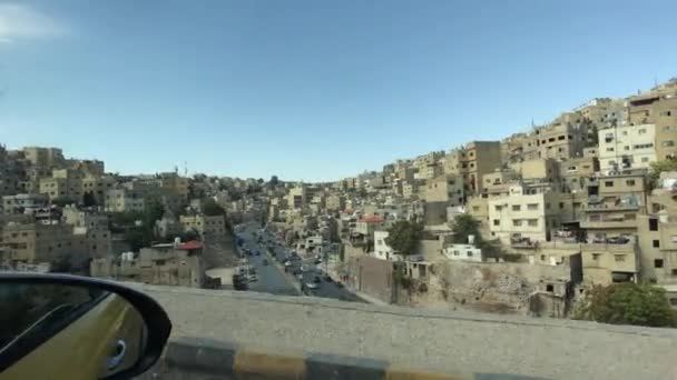 Amman, Giordania - guida per le strade della città parte 2 — Video Stock